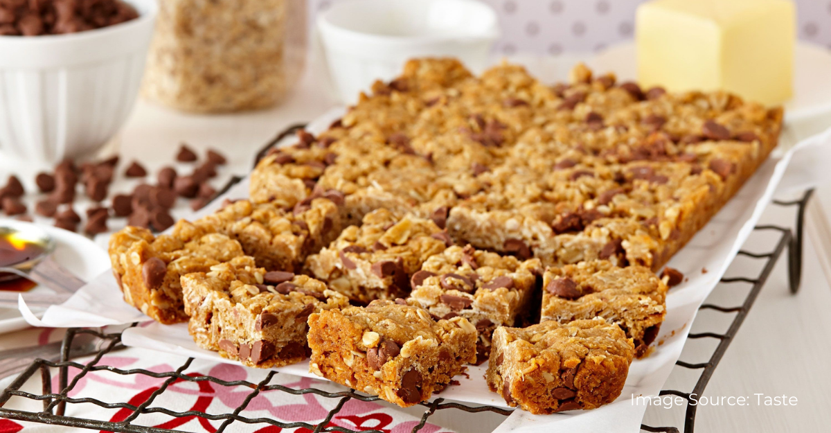 Easter Egg Anzac Slice - Bec & Bello