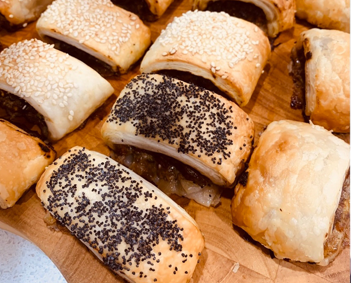 Beef & Hidden Veg Sausage Rolls – Bec & Bello