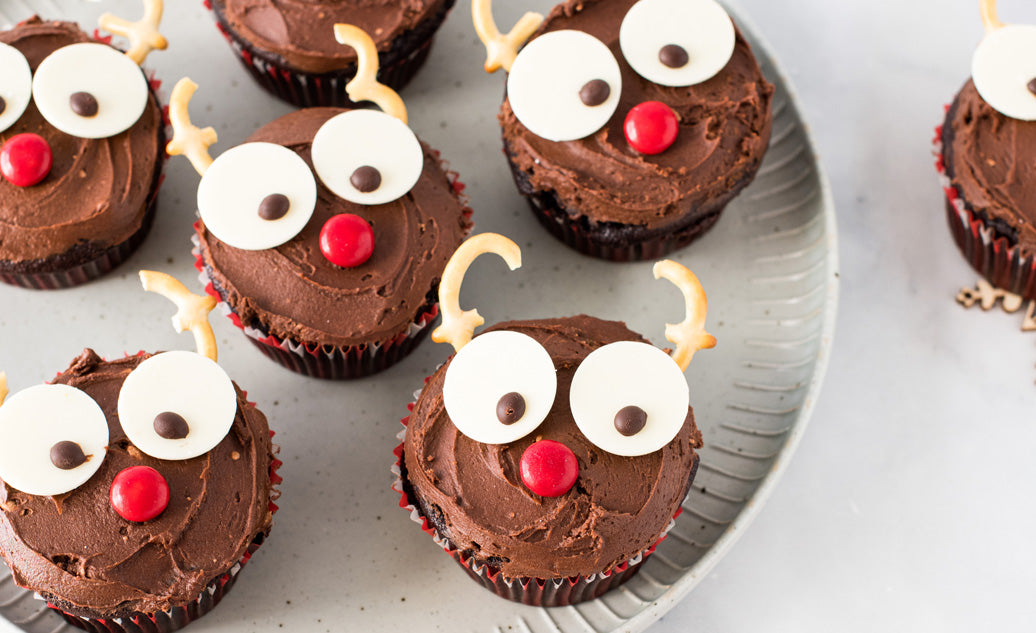 Rudolph The Reindeer Cupcake – Bec & Bello